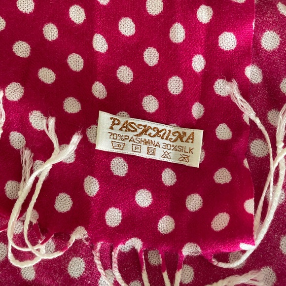 Original  pink silk Pashmina - Picture 1 of 4